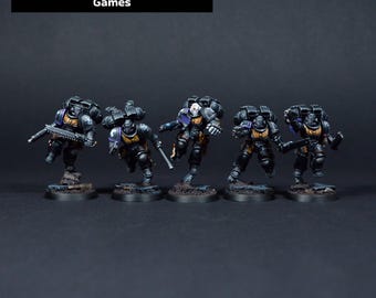 Intercessors with Jump Packs (5) – Warhammer 40k Miniature Commission