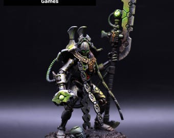 Necron Overlord - Warhammer 40k Miniature Commission