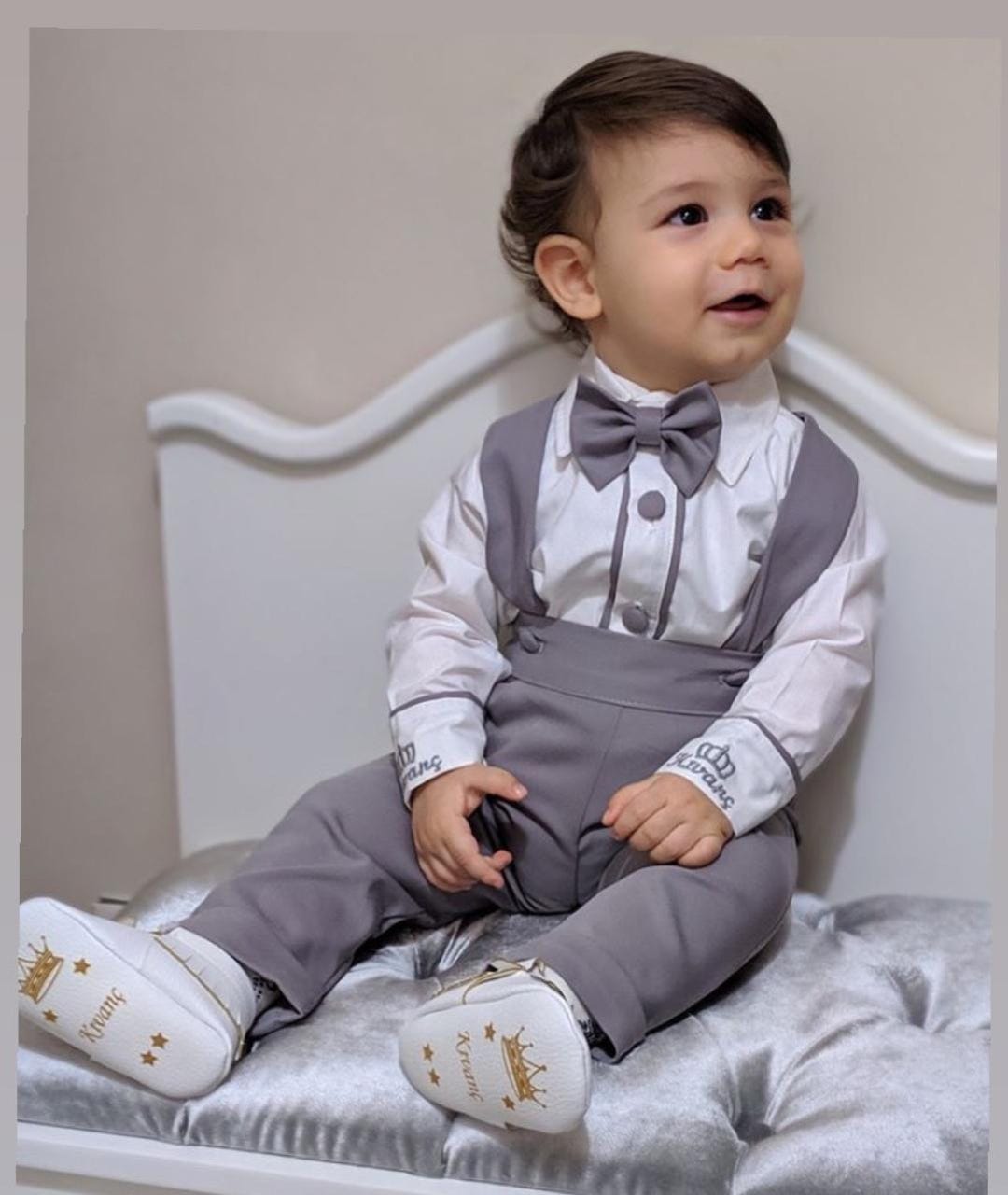 Personalized Baby Boys Clothes Toddler Milestones Birthday Boys 1st ...