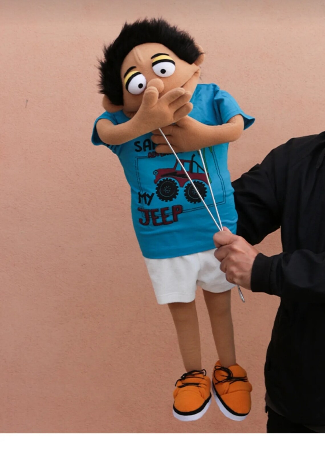 Custom Made Professional Hand Puppet Ventriloquist Puppet Live Size ...