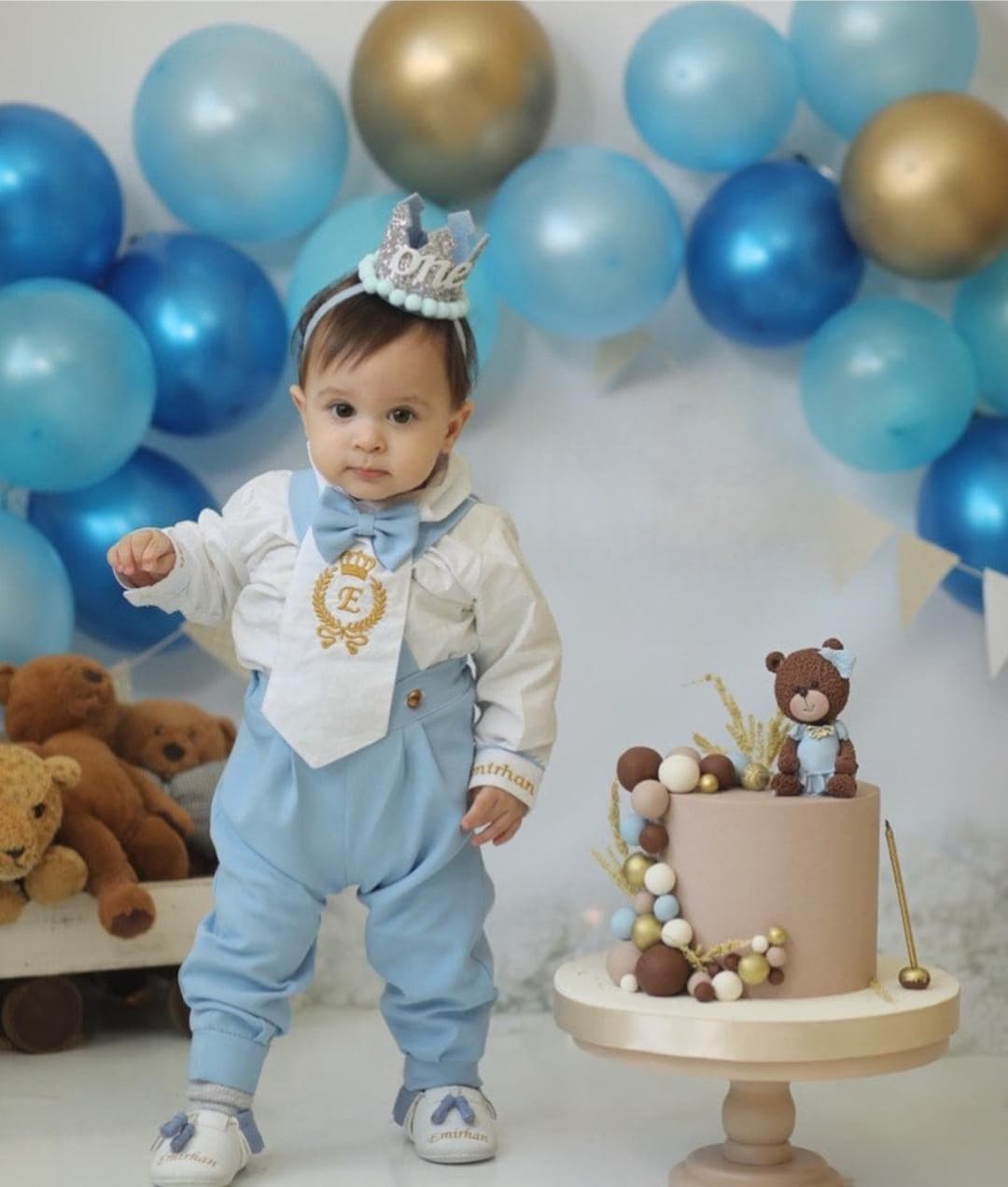 Personalized Baby Boys Clothes Toddler Milestones Birthday Boys 1st ...