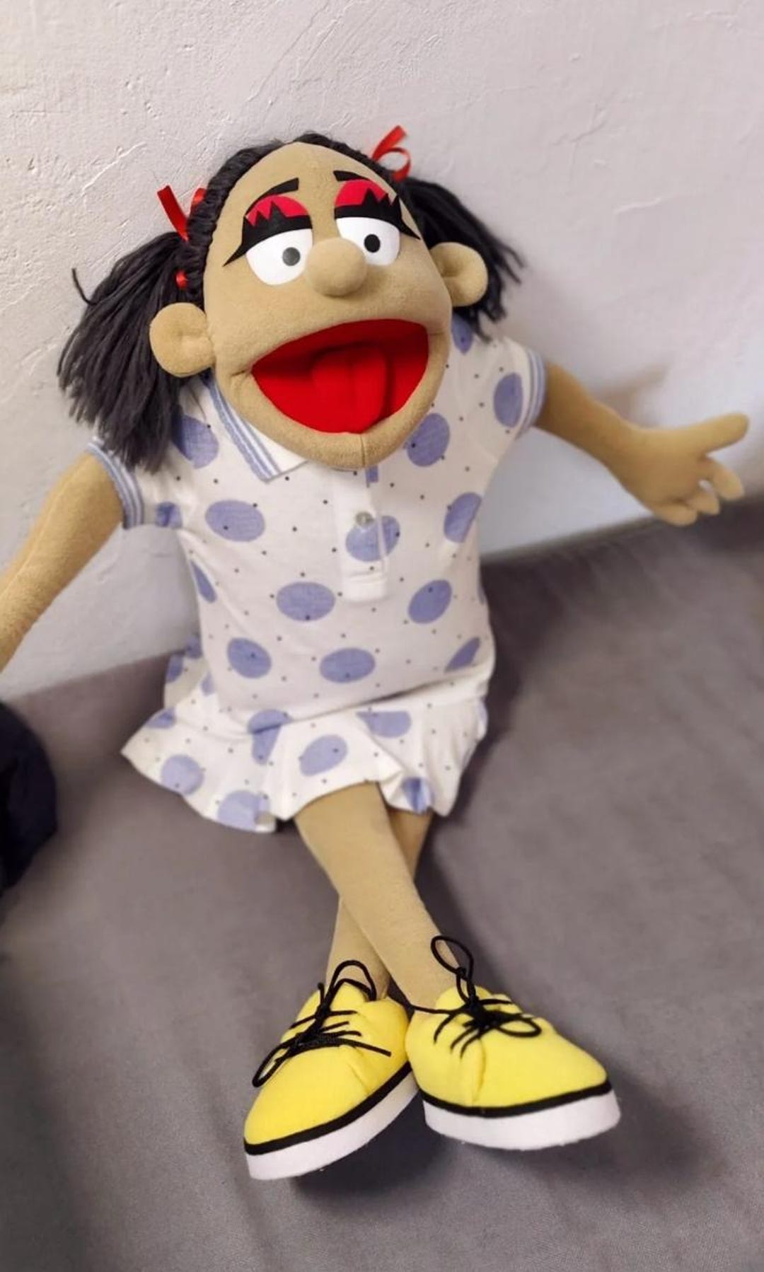 Custom Professional Hand Puppet Ventriloquist Puppet Live Size Summer ...