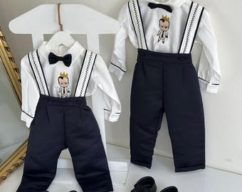 Any Color Any Style Personalized Boss Baby Boys 1st Birthday Outfit Custom  Boss Baby 1st Birthday Baby Boss Monogramed Shirt Pants