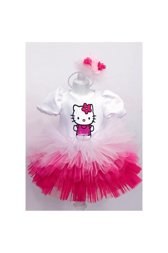 Hello Kitty Big Girls Tulle Dress Pink 14-16 : Target