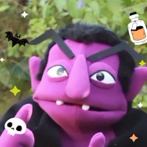 Custom Made Count Dracula Professional Hand Puppet Ventriloquist Puppet Dracula Muppet Puppet Professional Rod-Arm Practice Hand Puppet