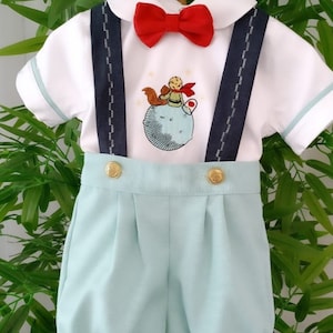 Personalized Boys 1st Birthday Suit Le Petit Prince Boy Birthday Custom Little Prince Outfit İl Piccolo Principe Birthday Little Prince