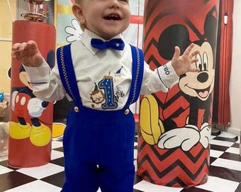 Personalized Boys Safari 1st Birthday Outfit Boys Wild One Birthday Custom Name Safari Suit Wild One Birthday Suit Kids Safari Jumpsuit