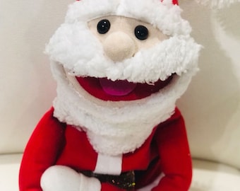 Handmade Christmas Santa Clause Hand Puppet Toy High Quality Santa Hand Puppet Christmas Kids Adults 17" Christmas Santa Clause Puppet Gift