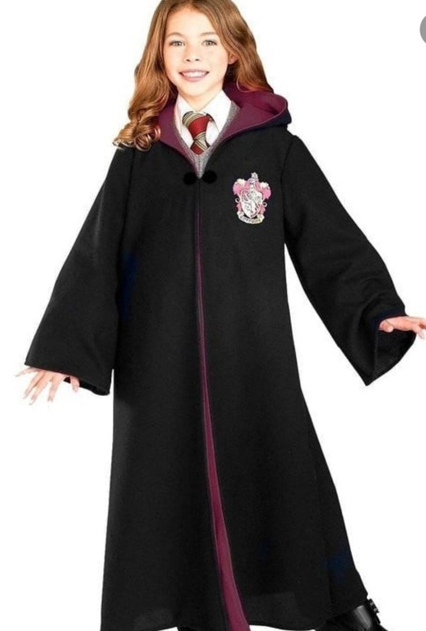  Deluxe Toddler Harry Potter Hermione Costume, Hermione  Gryffindor Robe, Hooded Wizard Robe for Halloween 2T : Clothing, Shoes &  Jewelry