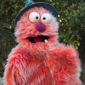 Burattino di Muppet professionale su misura Burattino di mano del mostro Burattino di ventriloquo Shaggy Muppet Burattino di mostro Burattino di pratica