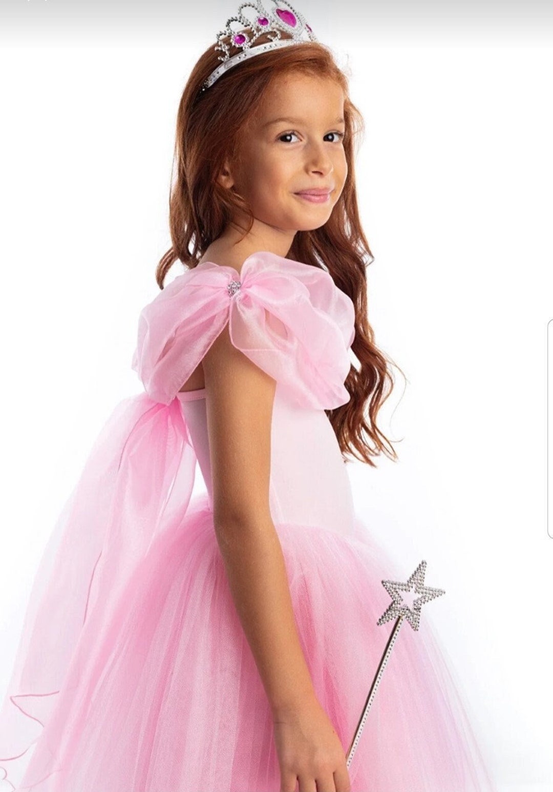 Girls Toddlers Pink Cinderella Birthday Party Dress Girls Disney