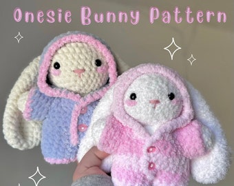 Cache-couche lapin au crochet