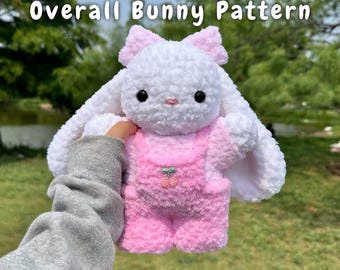 Layered Shirt & Overalls Bunny Crochet Pattern