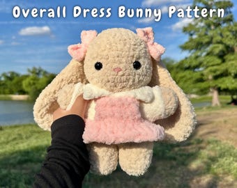 Layered Shirt & Overall Dress Bunny Crochet Pattern