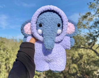 Pajama Elephant Crochet Pattern | Elephant + Pajama