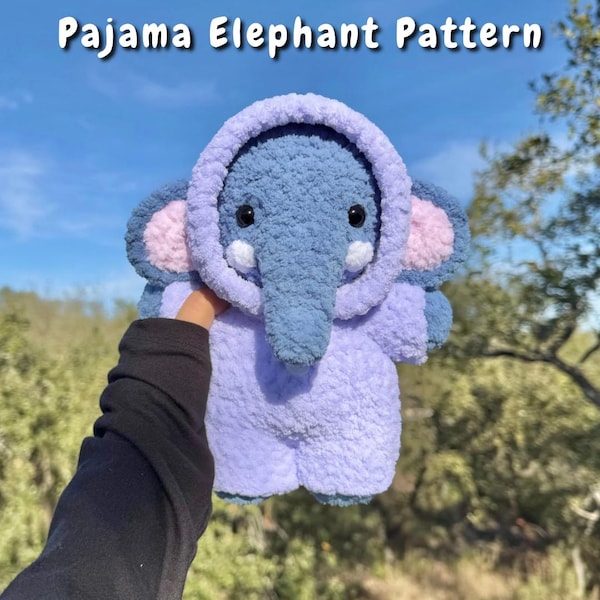 Haakpatroon pyjama olifant | Olifant + pyjama