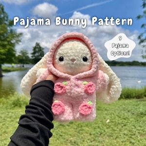 9-in-1 haakpatroon pyjamakonijn | Konijntje + pyjama