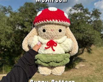 Mushroom Bunny Crochet Pattern