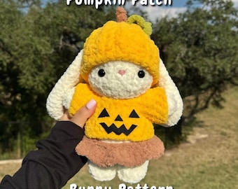 Pumpkin Patch Bunny Crochet Pattern