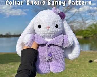 Collared Jumpsuit Bunny Crochet Pattern - Etsy