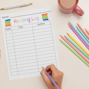 Summer reading log for kids,Kids reading log,book tracker,homeschool tracker, homeschool printable, kids summer activities, Kids Educational