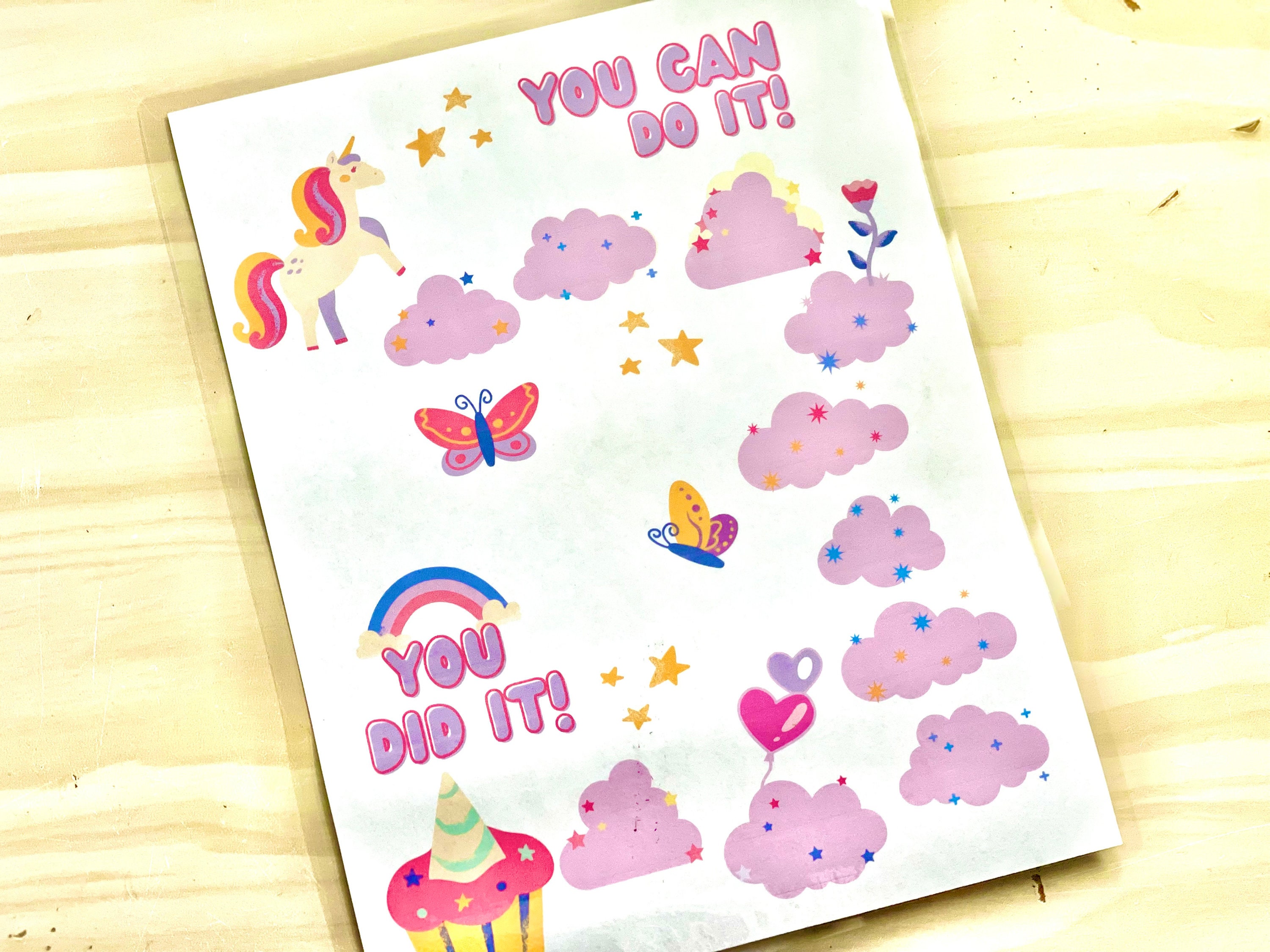 Unicorn Reward Chart, Printable Reward Chart, Daily Chore Chart, Kids ...