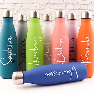 Personalized Water Bottle,Name Water Bottle,Custom Insulated Bottle,Sports Water Bottle,Christmas Gift,Bridesmaid Tumblers,Wedding Gifts