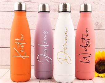 Botella de agua personalizada, botella personalizada, regalo personalizado de botella personalizada, regalo de dama de honor de vaso personalizado, propuesta de dama de honor