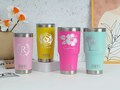 Yeti Tumbler Engraved, Personalized Yeti Tumbler, Custom Yeti Tumbler, Pink Yeti, Personalized Yeti, Laser Engraved Yeti, Insulated Tumbler