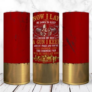 Schrotflinte Shell Tumbler Wrap PNG 20 Unzen Skinny Tumbler Schrotflinte Gewehr Kugel Jäger Jagd Sublimation Nahtlose Digitales Design, Sofortiger Download