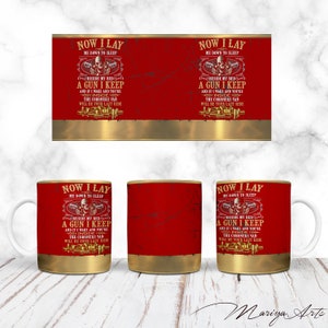 Schrotflinte Shell Mug Wrap Gewehr Kugel 11 Unzen & 15 Unzen Jäger Jagd Becher Vorlage Kaffeetasse Becher Wrap Sublimation Digitales Design, Instant Download