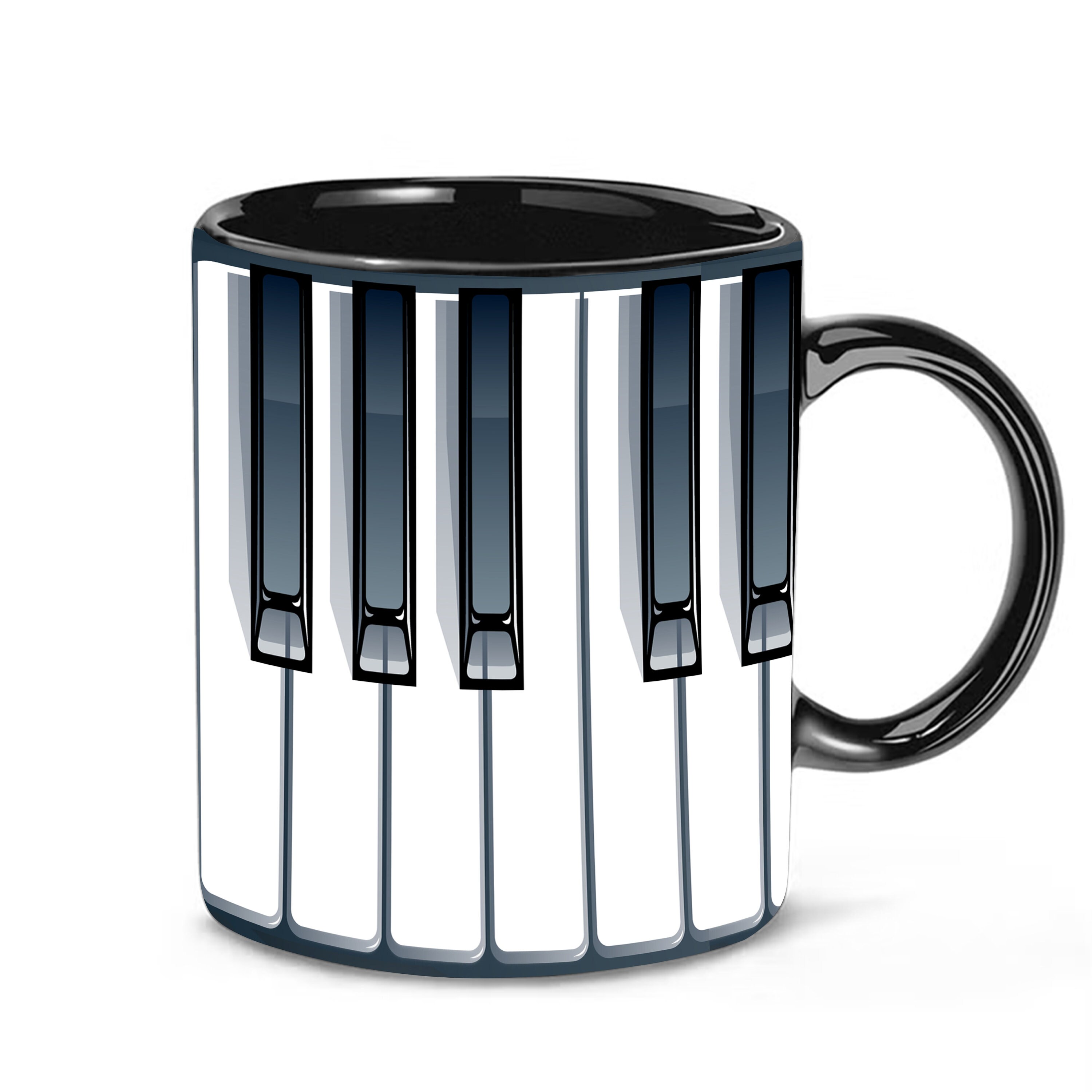 Piano Keys Mug Wrap Music Musician Pianist 11oz/15oz Mug Template ...