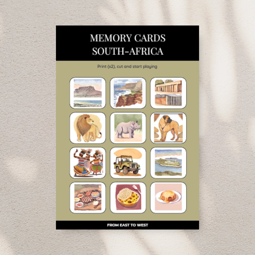 Memory Game South Africa | Memory Cards Montessori | Educational ...