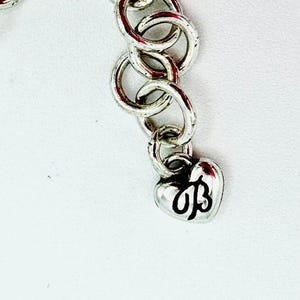 Brighton Silver art deco double strand w/ rectangle scrolling pendant necklace image 6