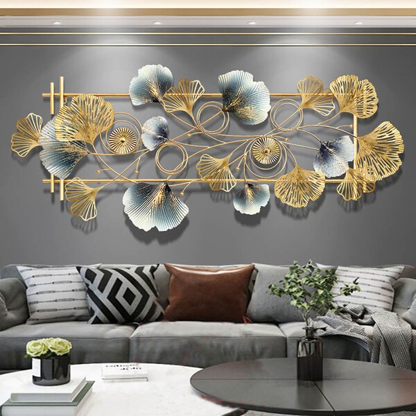 Large Leaf Wall Art Etsy