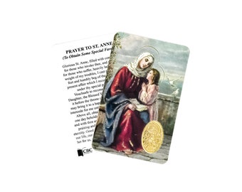 Carte de prière - Sainte Anne