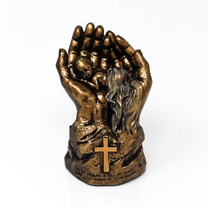 Palm of Hand Bronze Statue