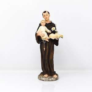 Saint Anthony of Padua 10 Inch Resin Statue