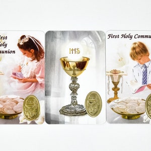Erste heilige Kommunion-Gebetskarten