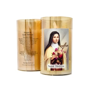 Saint Theresa - LED Candle.