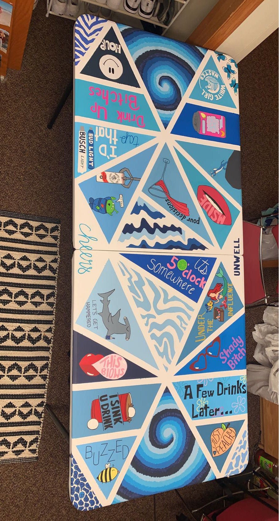 Personalized Pong Table - Etsy