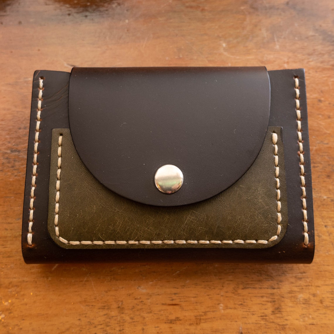 Handcrafted Leather Belt Wallet for Travel and Everyday Use Handmade