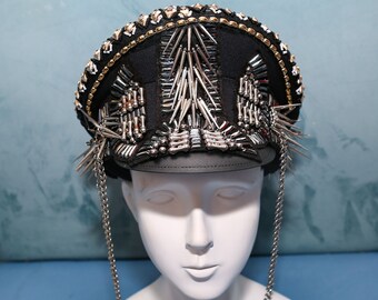 Chapeau de coiffe d'accessoires de costume de fête d'Halloween punk