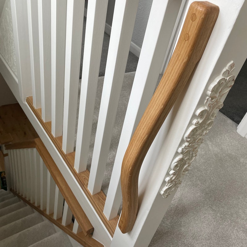 Oak Stair Rail Wood - Etsy