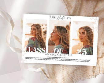 Custom Yearbook Ad Design – High School Graduation Keepsake (Digital)