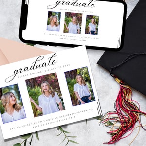 Graduation Party Invitation, Class of 2023 Announcement