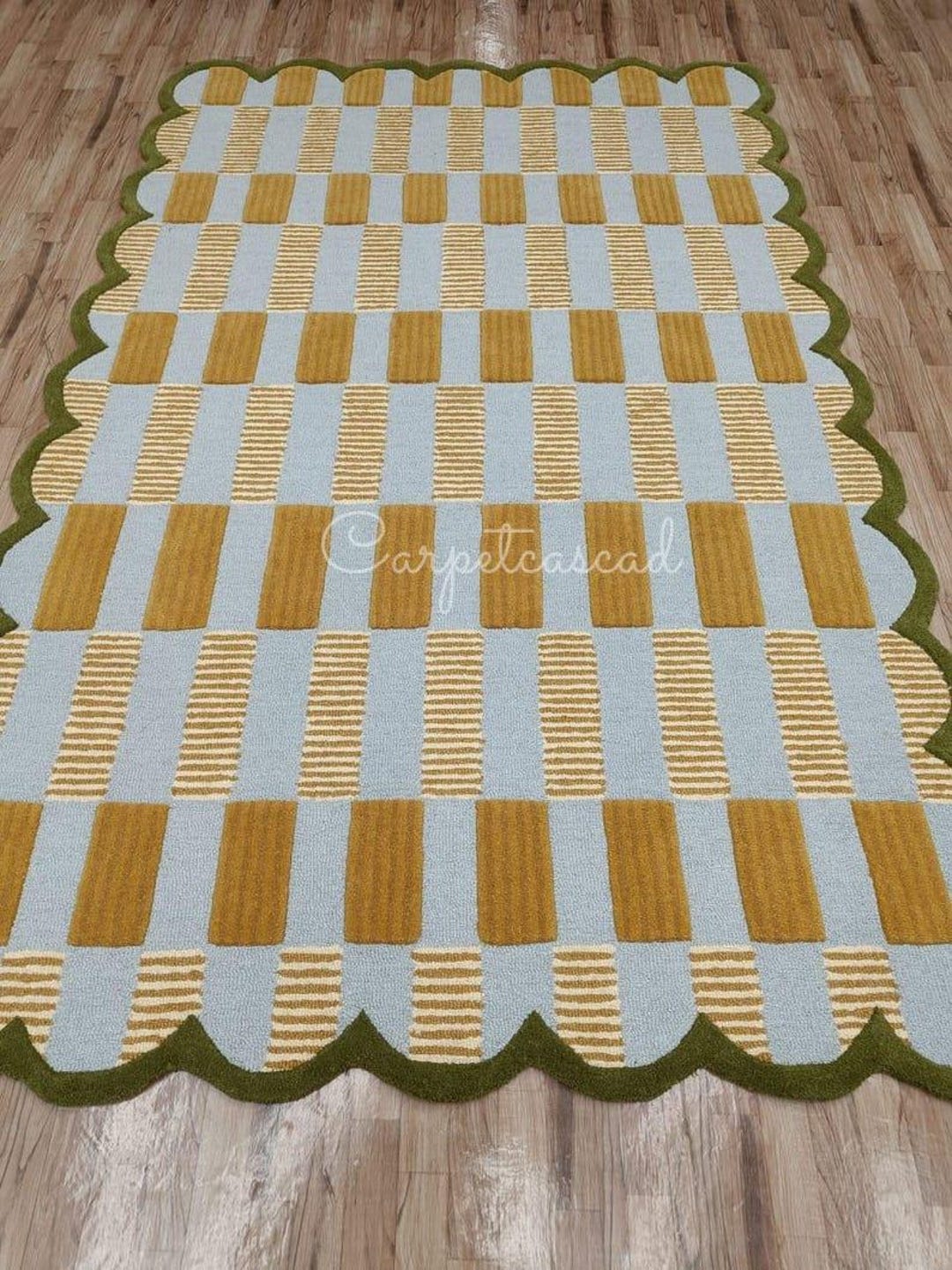 Matilda Goad Rug Hand Tufted New Matilda Goad Plaid 100% Woolen Area Rug for Living ...