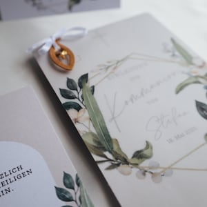 Einladungskarte zur Kommunion/Taufe/Konfirmation