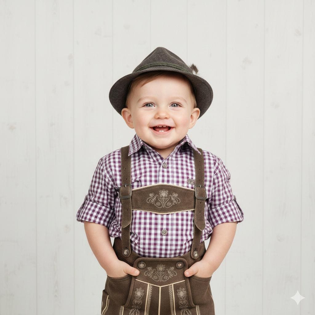 Bondi Klederdracht-loopbroek Klederdracht-baby jongens artikelnr. 91218, bruin, 68 cm Bondi Klederdracht-loopbroek Klederdracht-baby jongens artikelnr. 91218, bruin, 68 cm