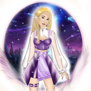 Fantasy art portrait art game art logo art portreit logo